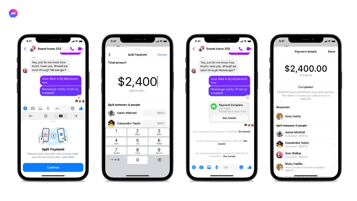 Facebook Messenger Is Launching a Split Payments Feature for Users to Quickly Share Expenses
